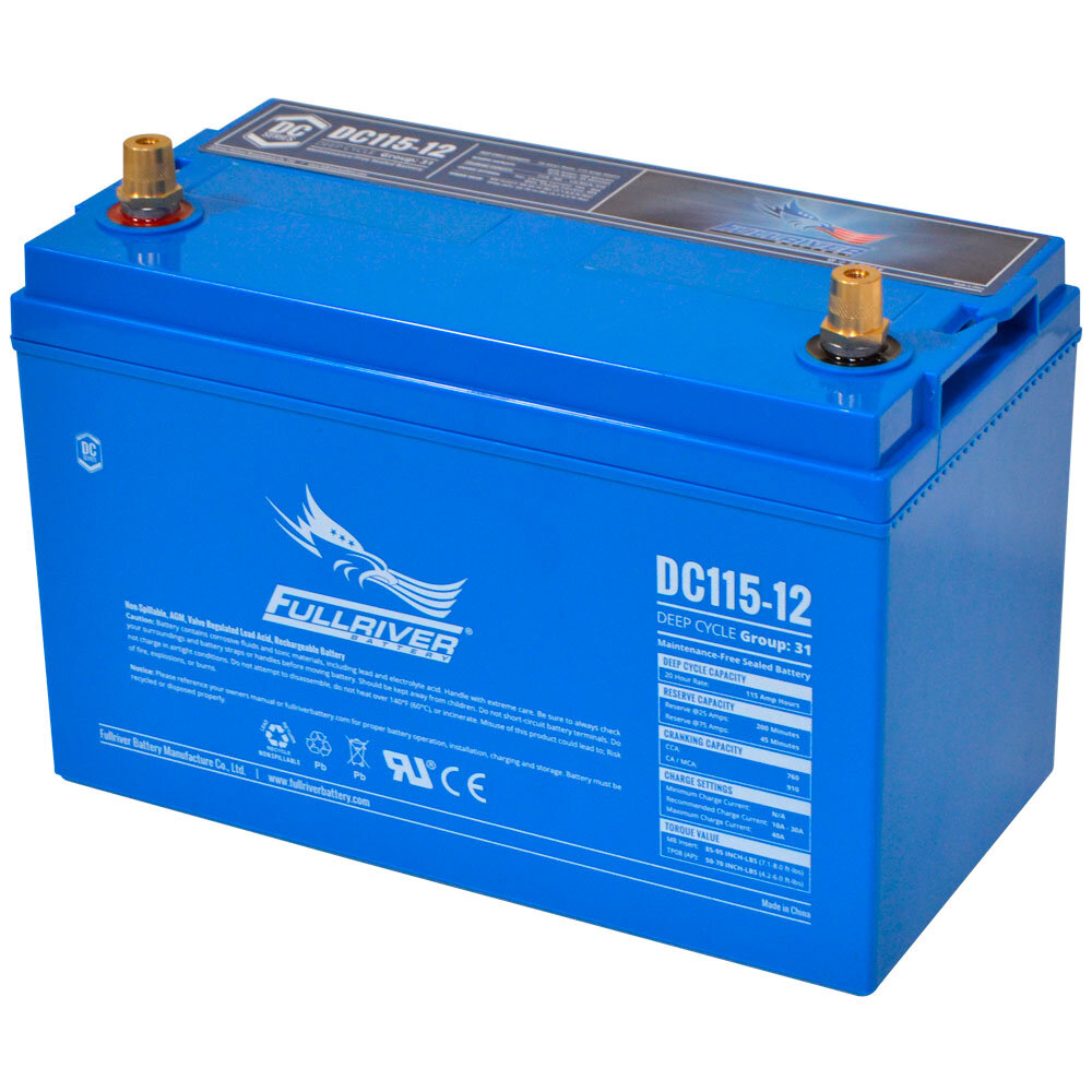 115a/h Deep Cycle Battery Thailand AGM Battery Marine Battery Big Battery