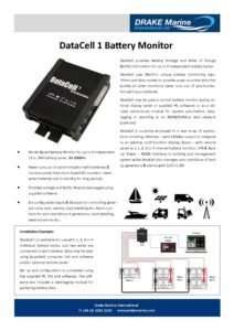Merlin DataCell 1 Battery Monitor pdf