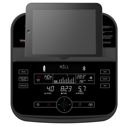 5ffbcTrackConnect non treadmill console withiPad front view 1000x1000 1