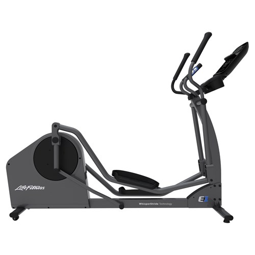E1 Crosstrainer TrackConnect console side view 1000x1000 1
