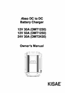 AbsoCharger Manual DMT12V 24V Series Rev D 190612 Print pdf